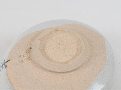 Shinshoji-yaki Chawan by Fujimoto Meisei with Zen Calligraphy, Signed Box