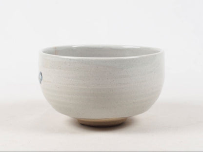 Shinshoji-yaki Chawan by Fujimoto Meisei with Zen Calligraphy, Signed Box