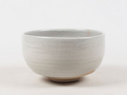 Shinshoji-yaki Chawan by Fujimoto Meisei with Zen Calligraphy, Signed Box