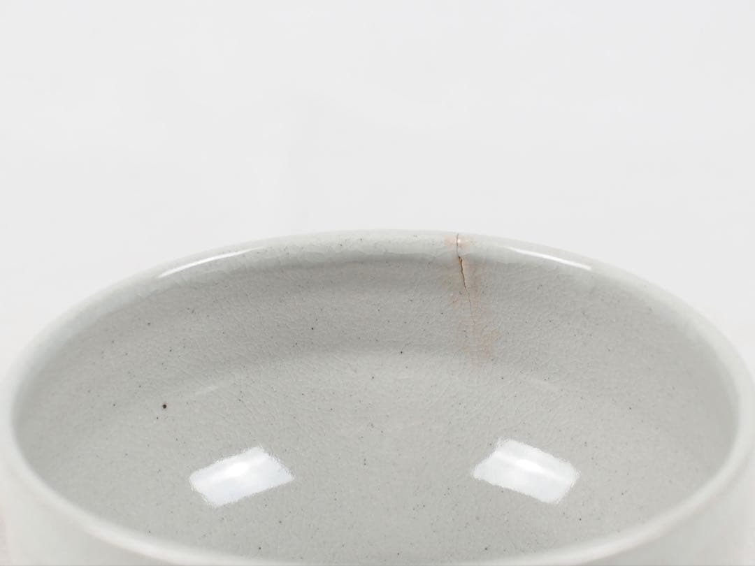 Shinshoji-yaki Chawan by Fujimoto Meisei with Zen Calligraphy, Signed Box