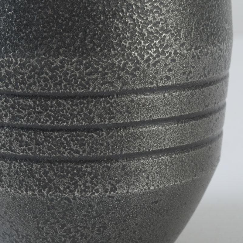 Tin Guinomi Sake Cup by Nakamura Kouzan — Ishime Textured Pewter Vessel, Signed Box