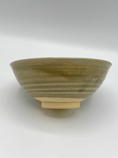 Dragonfly Motif Tada Ware Tea Bowl by Unkei II - Katsumushi Chawan with Signed Box