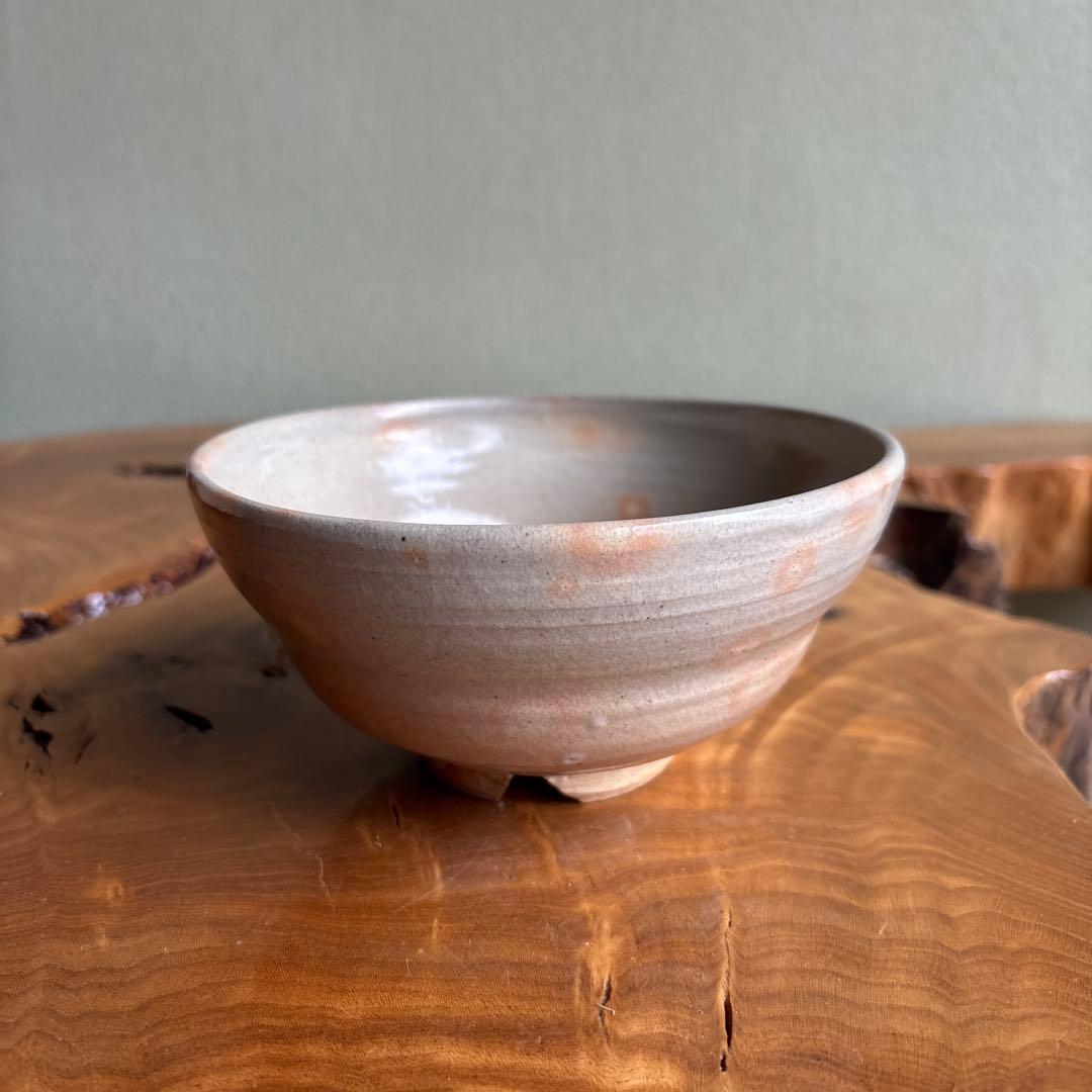 Hagi Ware Matcha Bowl by Nakamura Shodo — Ohon-de Blush Glaze, Signed Wooden Box