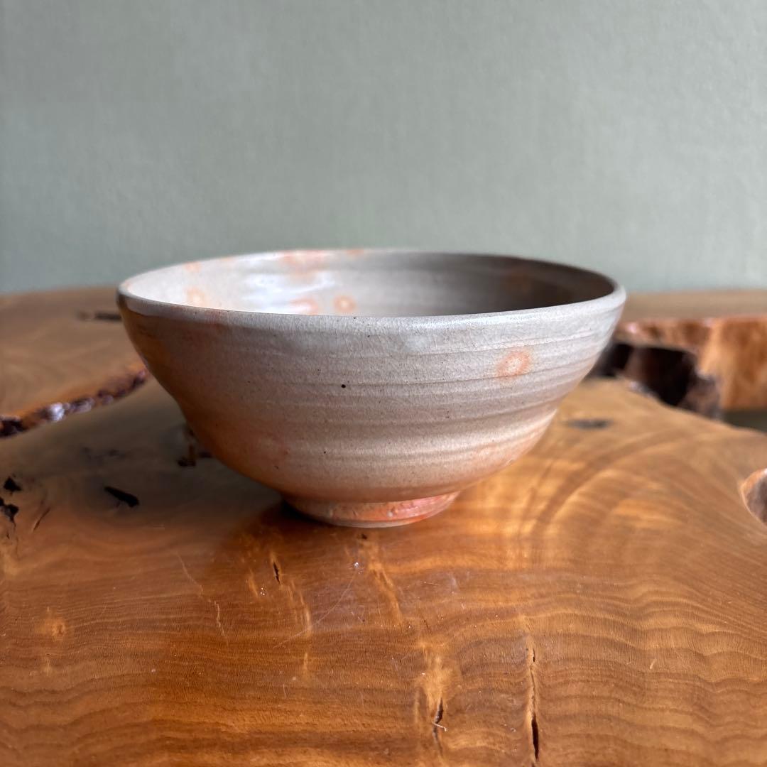Hagi Ware Matcha Bowl by Nakamura Shodo — Ohon-de Blush Glaze, Signed Wooden Box