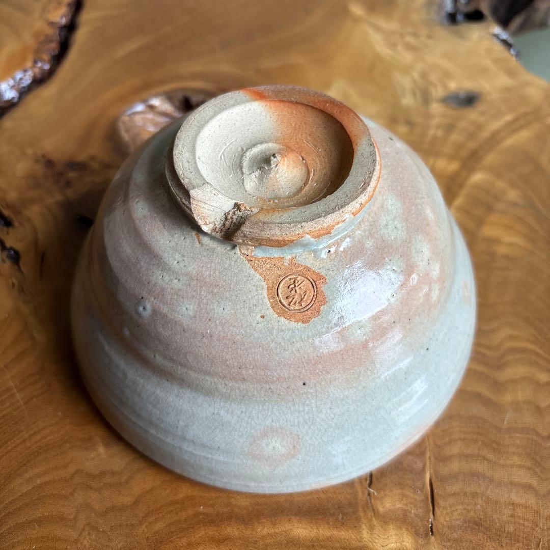 Hagi Ware Matcha Bowl by Nakamura Shodo — Ohon-de Blush Glaze, Signed Wooden Box