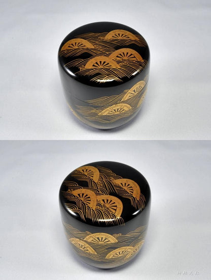 Katawaguruma Maki-e Oo-Natsume by Nakamura Soin — Kaga Lacquer Silver Interior