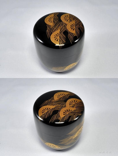 Katawaguruma Maki-e Oo-Natsume by Nakamura Soin — Kaga Lacquer Silver Interior