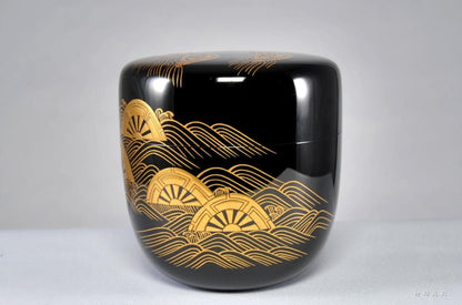 Katawaguruma Maki-e Oo-Natsume by Nakamura Soin — Kaga Lacquer Silver Interior