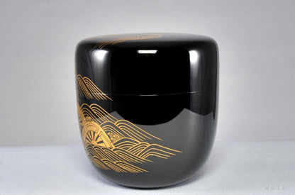 Katawaguruma Maki-e Oo-Natsume by Nakamura Soin — Kaga Lacquer Silver Interior