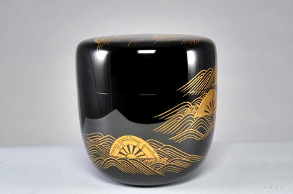 Katawaguruma Maki-e Oo-Natsume by Nakamura Soin — Kaga Lacquer Silver Interior