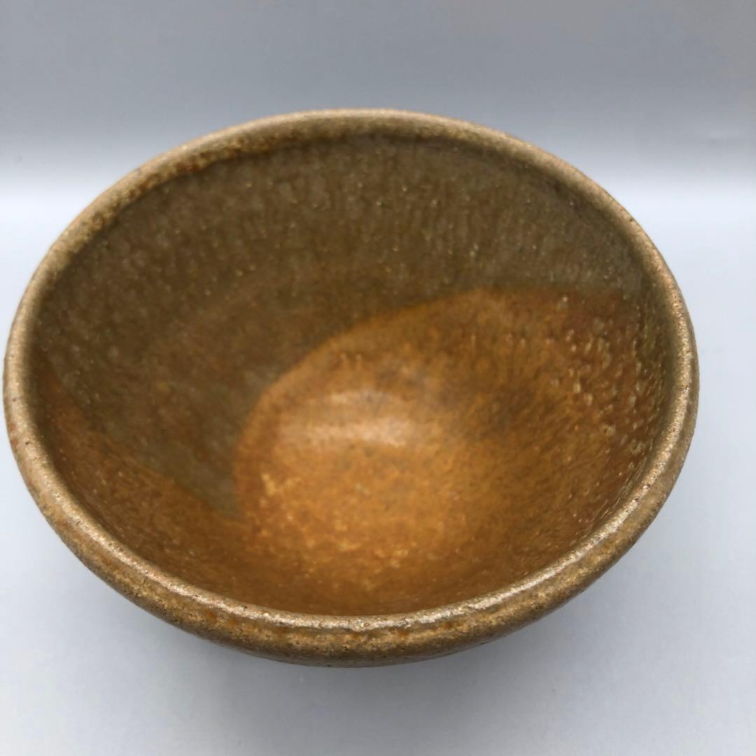 Irabo Akae Tea Bowl "Kareno" by Suzuki Hachiro - Seto Ware Chawan with Iron Painted Reeds