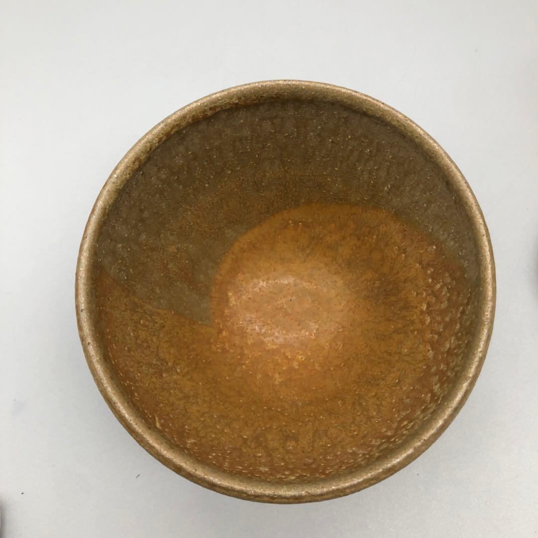 Irabo Akae Tea Bowl "Kareno" by Suzuki Hachiro - Seto Ware Chawan with Iron Painted Reeds