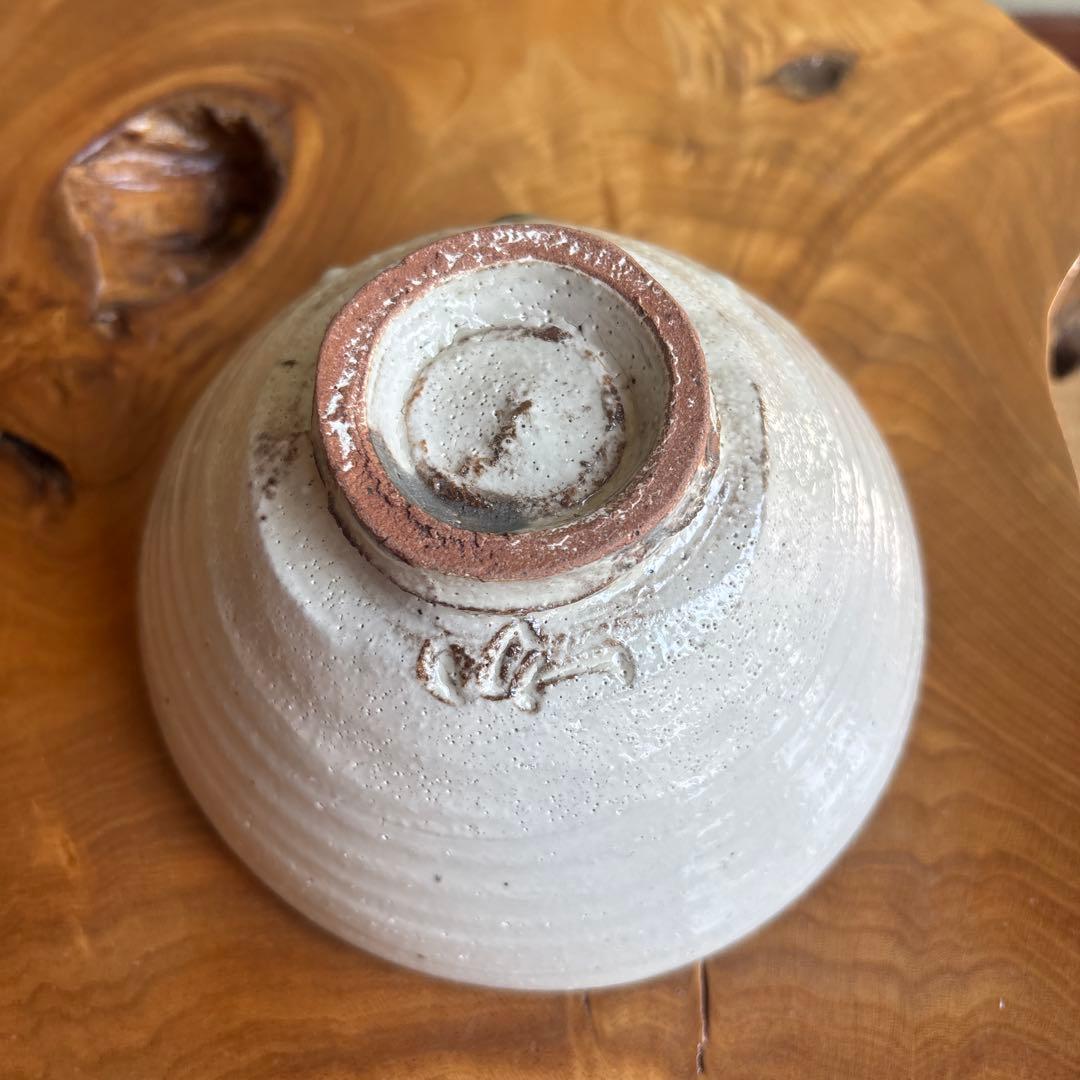 Kohiki Chawan by Yanase Katsushige, Hagi-Style Tea Bowl, Kubayashi Kiln, Signed Tomobako