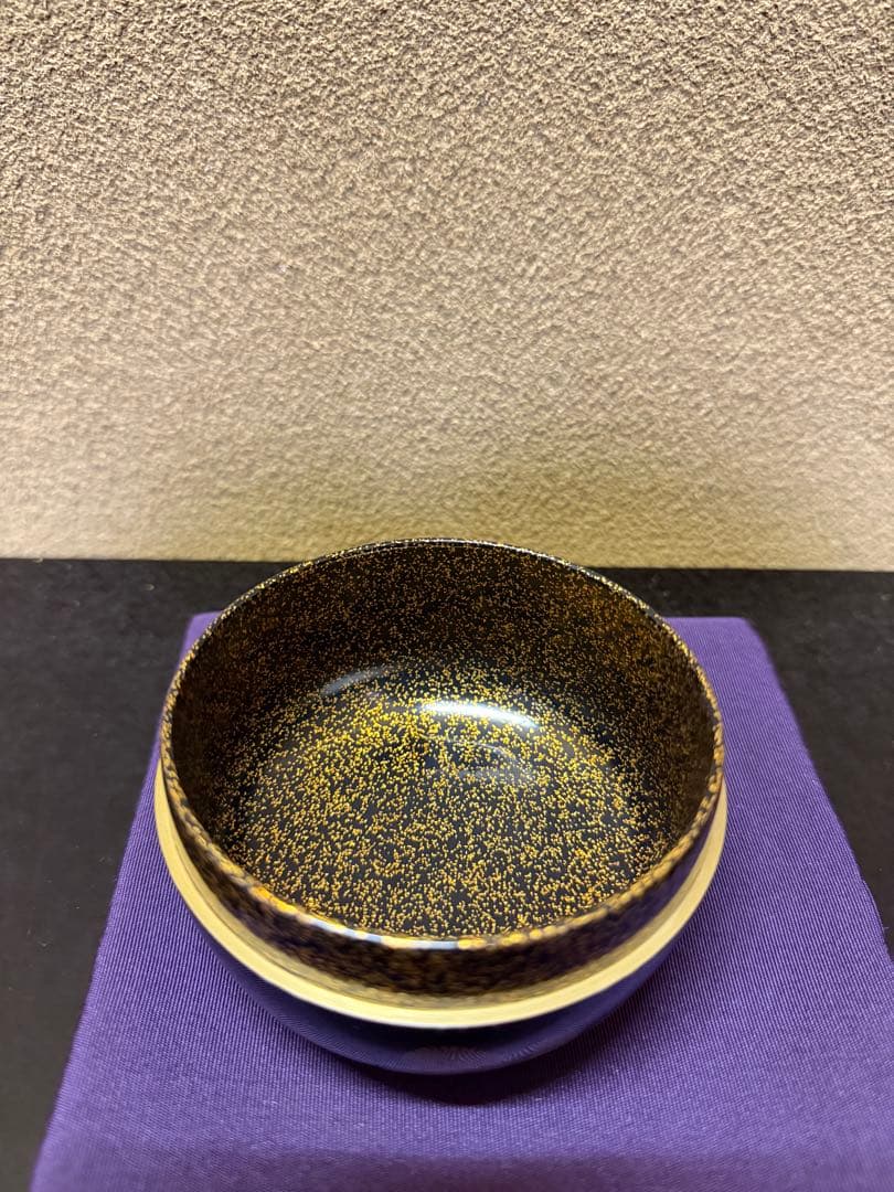 Murata Hyakusen Kaga Maki-e Hira-Natsume 'Shimekazari' - Gold Lacquer Tea Caddy