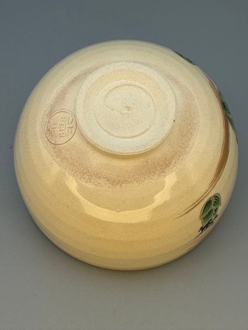 Kyoto-yaki Adonis Blossom Matcha Bowl by Eiraku Zengoro, Kyosei Art