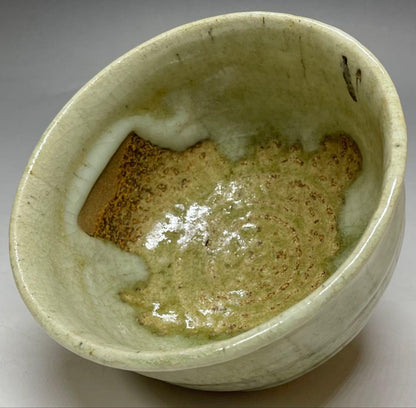 Iga Ware Chawan by Kikuyama Tonenoo | Mie Cultural Property Ash Glaze Tea Bowl