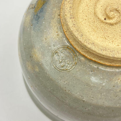 Hanasaka Jiisan Bowl by Terao Tozo – Kenzan Style Chawan – Sakura Art – Japan