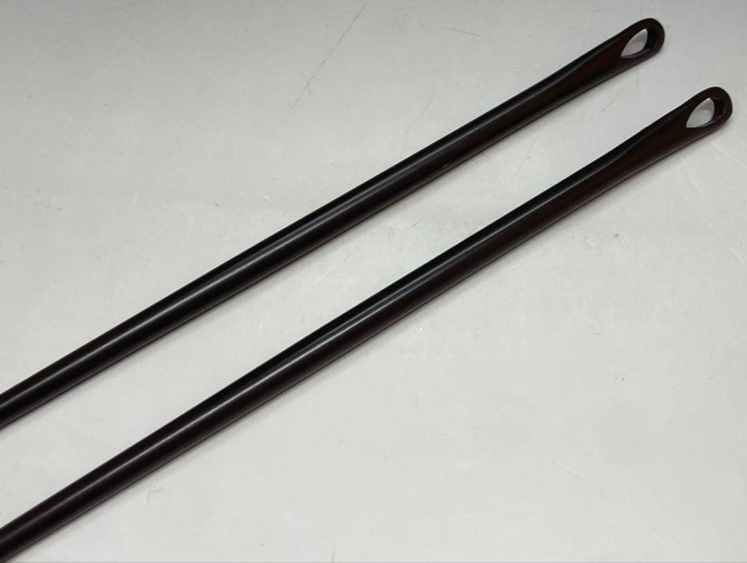 Iron Kazari Hibashi Fire Chopsticks by Kimura Seigoro - Rikyū-gonomi Tea Ceremony