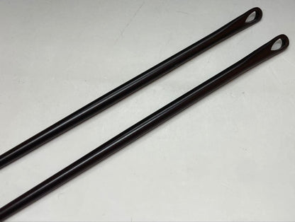 Iron Kazari Hibashi Fire Chopsticks by Kimura Seigoro - Rikyū-gonomi Tea Ceremony