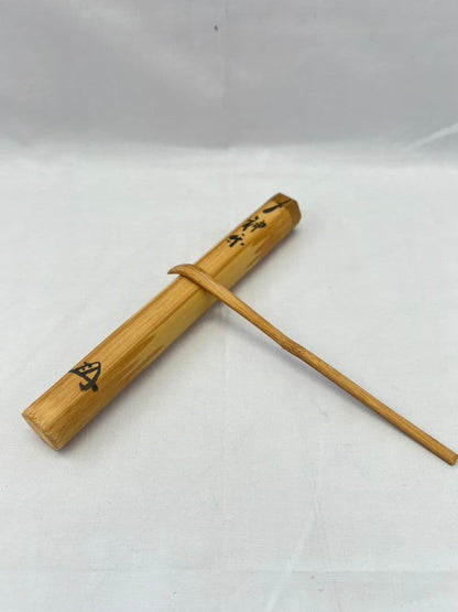 Chashaku Tea Scoop 'Kagura' (Sacred Dance) by Maeda Shodo — Daitoku-ji Zuiho-in