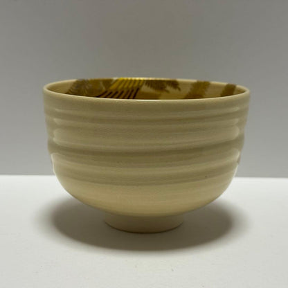Awata-yaki Phoenix Tea Bowl by Yasuda Hiroto — Kagiya Kiln Gold Houou Chawan with Tomobako
