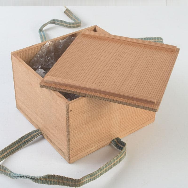 Imai Masayuki — Shiranami White Wave Chawan, Tomobako with Cloth