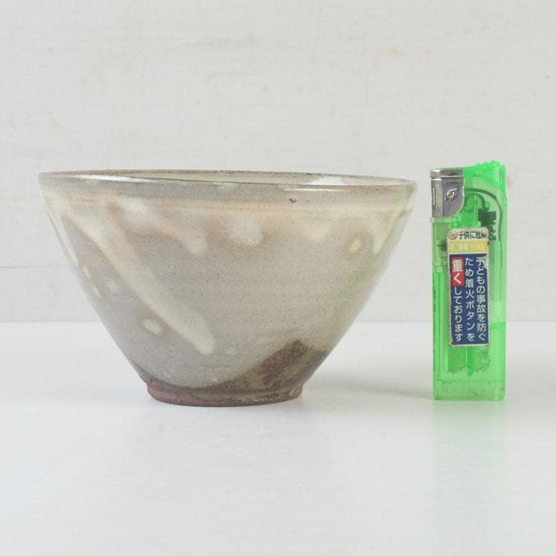 Imai Masayuki — Shiranami White Wave Chawan, Tomobako with Cloth