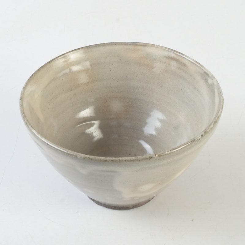 Imai Masayuki — Shiranami White Wave Chawan, Tomobako with Cloth