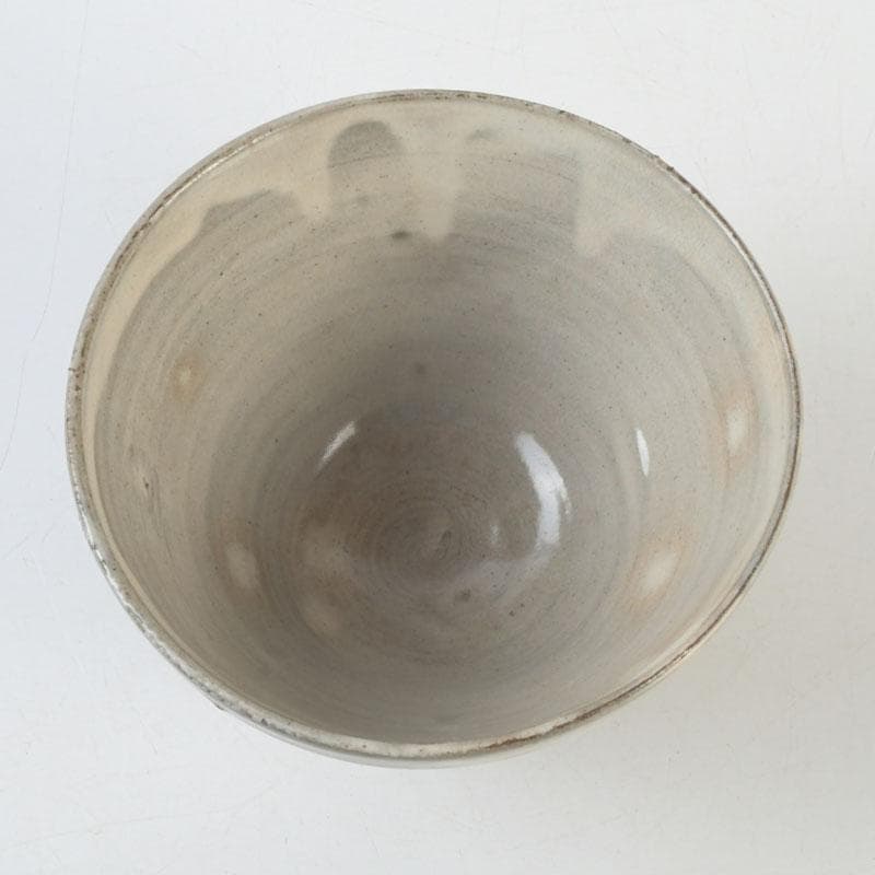 Imai Masayuki — Shiranami White Wave Chawan, Tomobako with Cloth