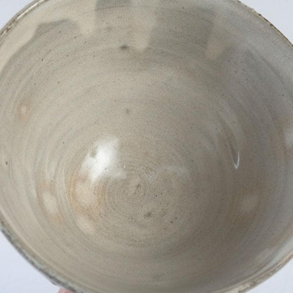 Imai Masayuki — Shiranami White Wave Chawan, Tomobako with Cloth
