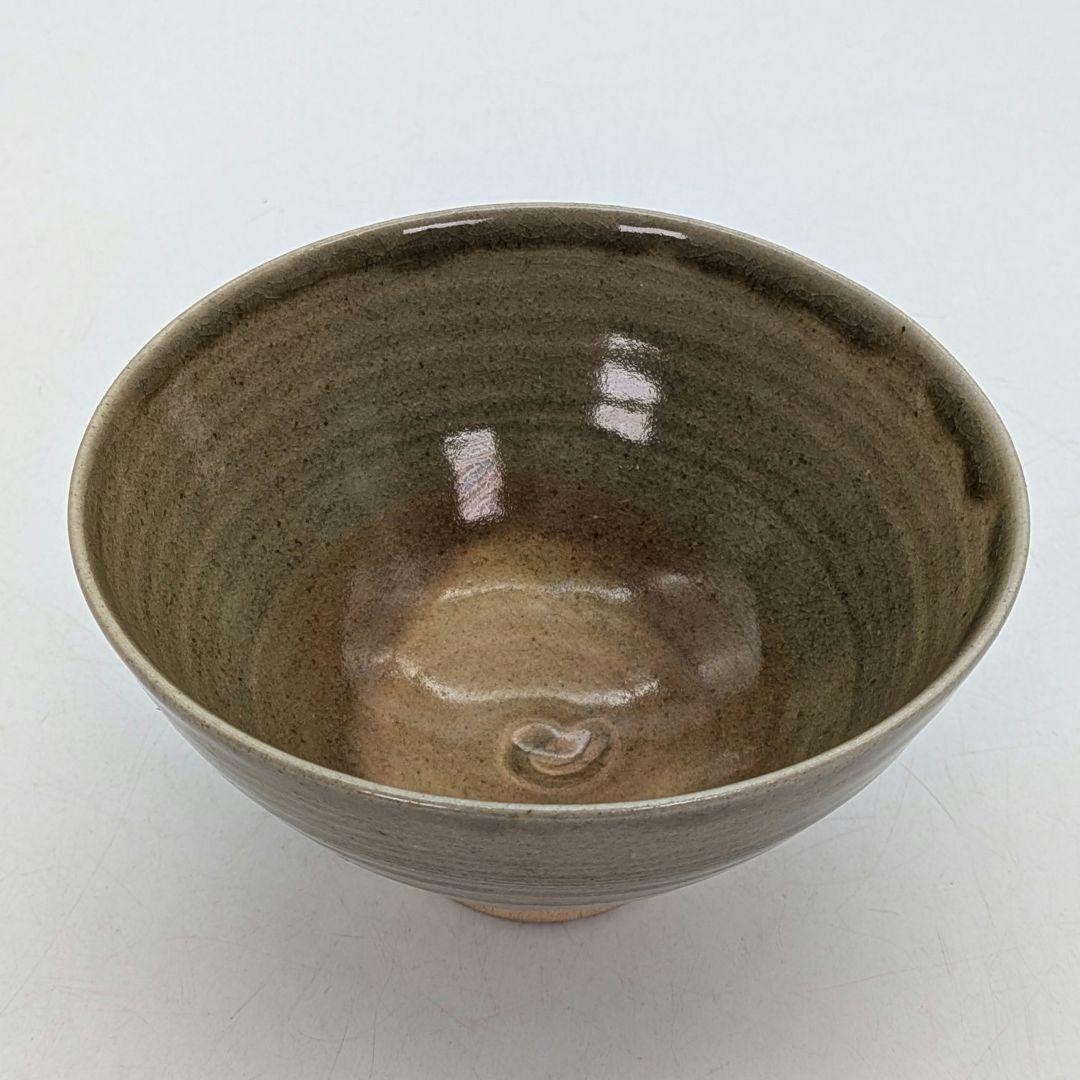 Matsumoto Manabu Mushiake-yaki Bamboo Tea Bowl — Iron Painting, Tomobako