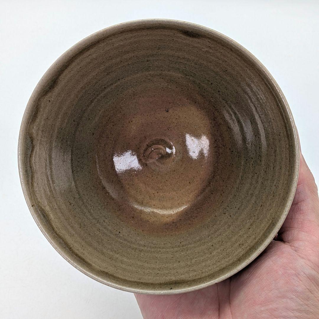 Matsumoto Manabu Mushiake-yaki Bamboo Tea Bowl — Iron Painting, Tomobako
