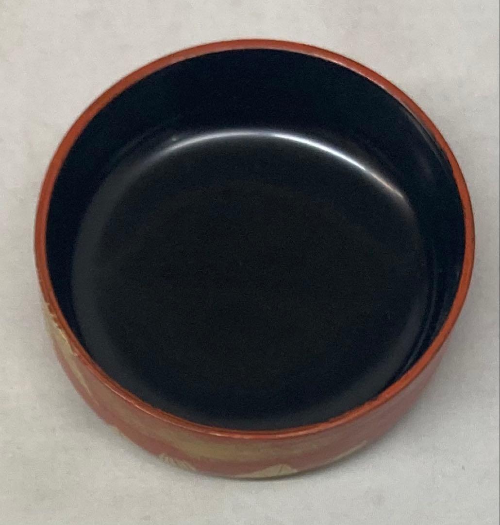 Kumagai Hideho Spring Field Maki-e Shu-Hakeme Chu-Natsume Vermillion Tea Caddy