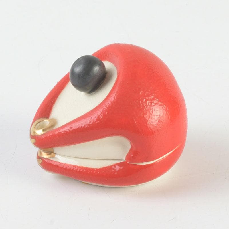 Banko-yaki Hajiki-zaru Monkey Kogo by Kaga Zuizan Ceramic Incense Container