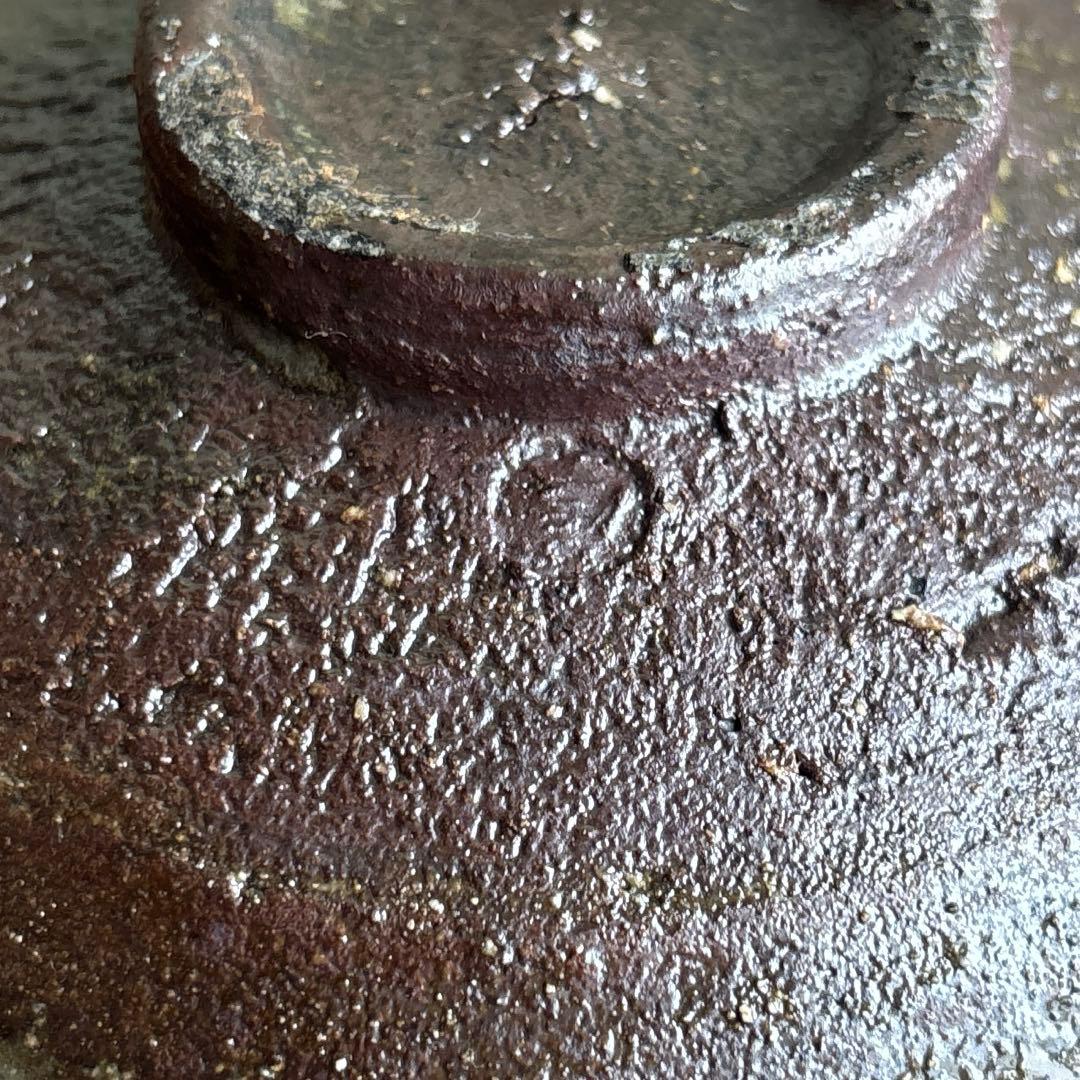 Takatsuru Jun Kannon-do-yaki Hirachawan — Volcanic Interior Glaze