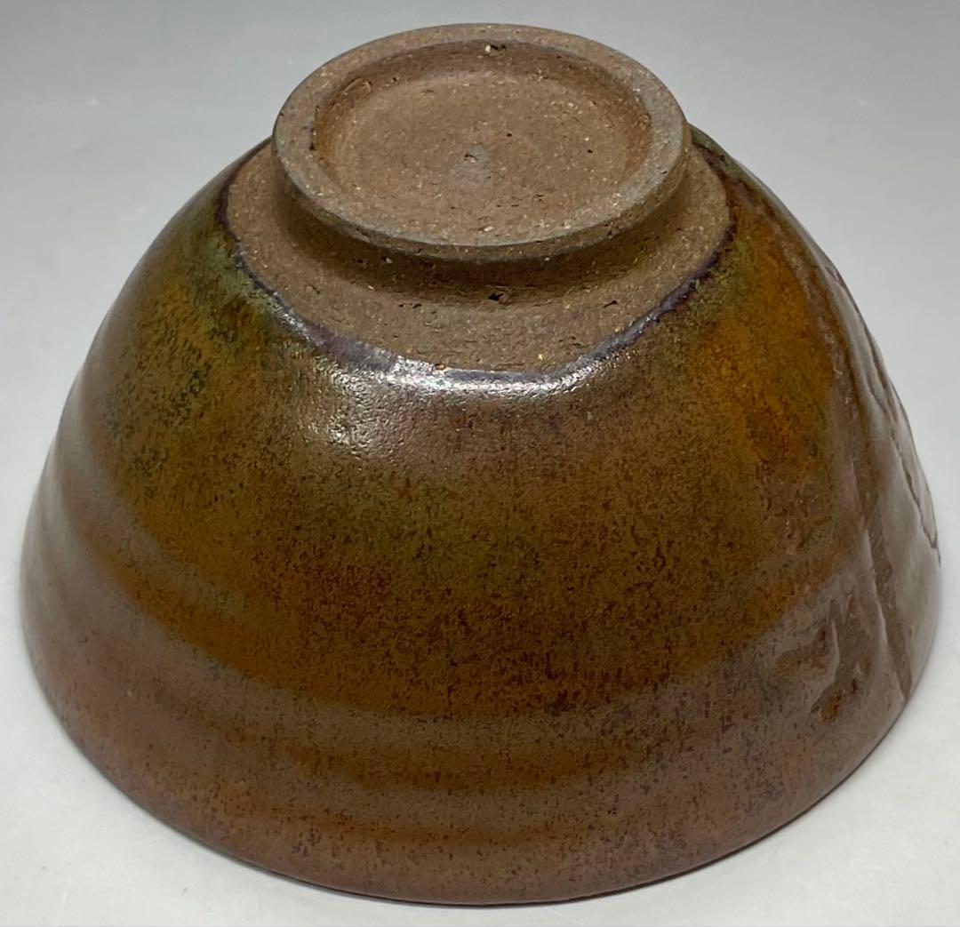 Honiwa Rakunyu Shigaraki Tea Bowl | Relief Oxherding Motif | Kochu-Gama | Bokugyuzu Chawan