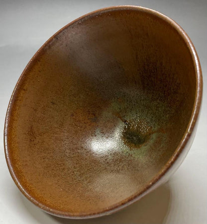 Honiwa Rakunyu Shigaraki Tea Bowl | Relief Oxherding Motif | Kochu-Gama | Bokugyuzu Chawan