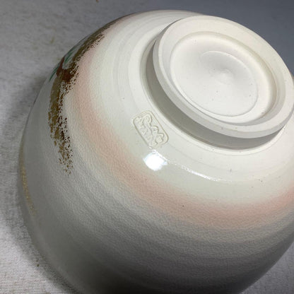 Hina Doll Tea Bowl by Oshikoji Shozaemon – Japanese Chawan – Kyoto Pottery – Japan