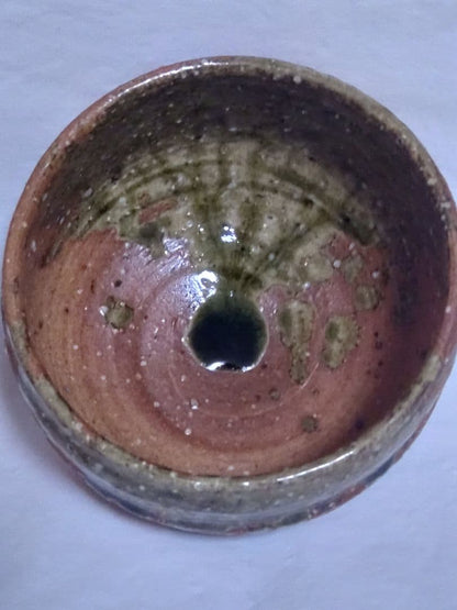 Iga-yaki Matcha Bowl by Kizan - Natural Ash Glaze Japanese Tea Ceremony Chawan