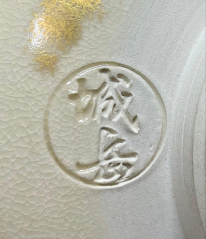 Kyo-ware Iro-e Cherry Blossom Tea Bowl — Hashimoto Jogaku, Narutaki Kiln