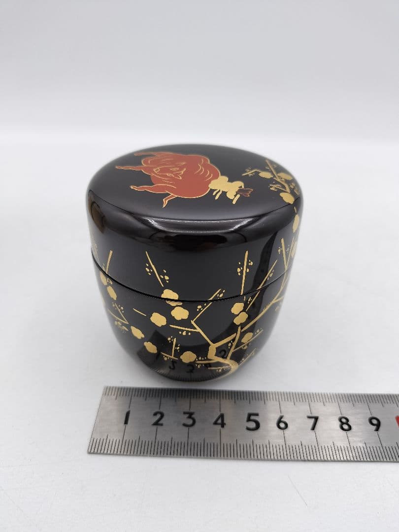 Riding Ox Zen Maki-e Natsume — Hounsai Style, Sasaki Reiho