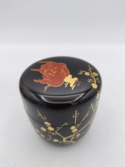 Riding Ox Zen Maki-e Natsume — Hounsai Style, Sasaki Reiho
