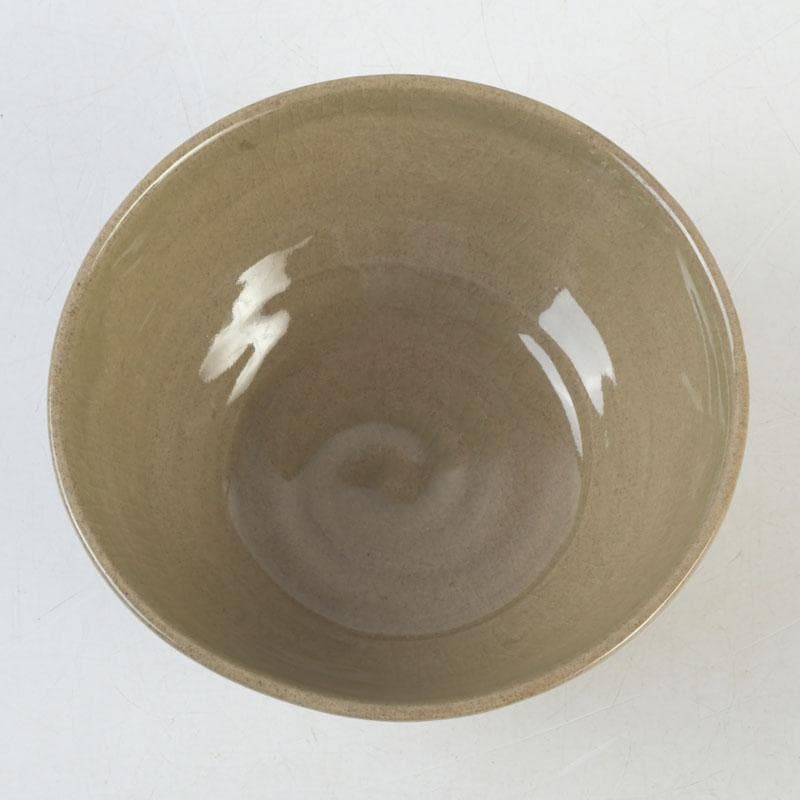 Korean Celadon Sanggam Inlaid Tea Bowl by Yu Hae-gang, Bird & Willow Motif, Signed Box