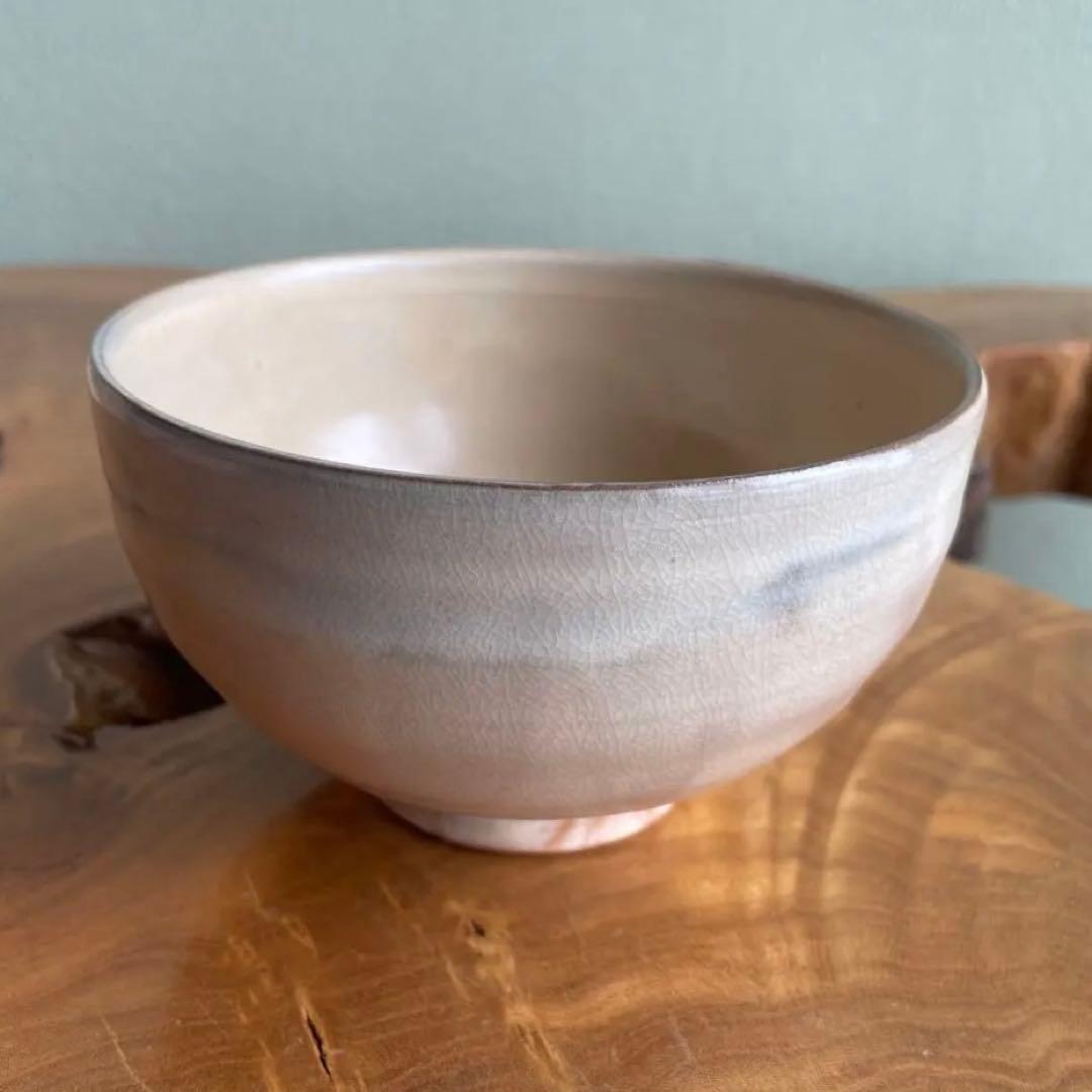 Hagi Ware Tea Bowl by Watanabe Shiroyama - Shiroyama Kiln Chawan with Signed Box