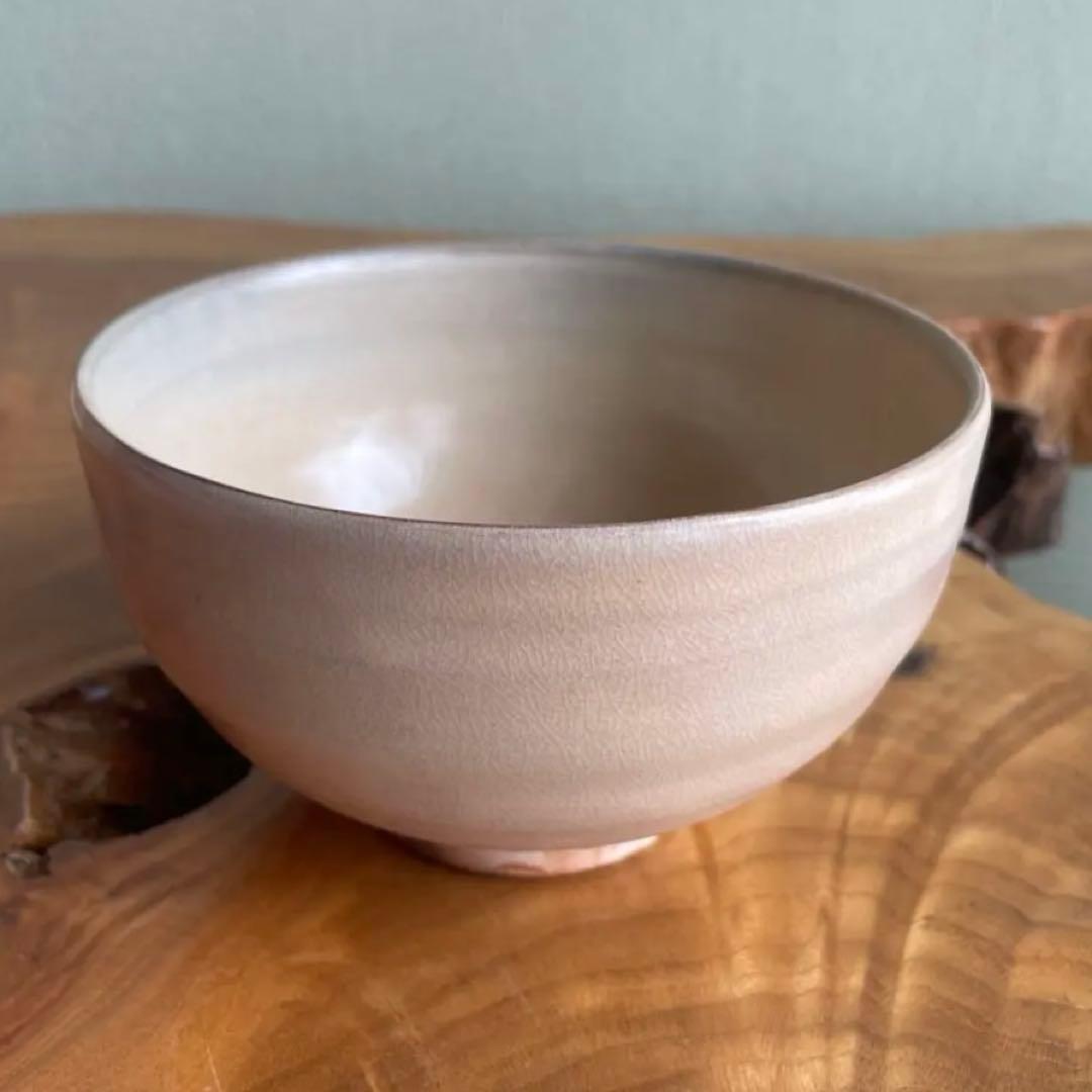 Hagi Ware Tea Bowl by Watanabe Shiroyama - Shiroyama Kiln Chawan with Signed Box