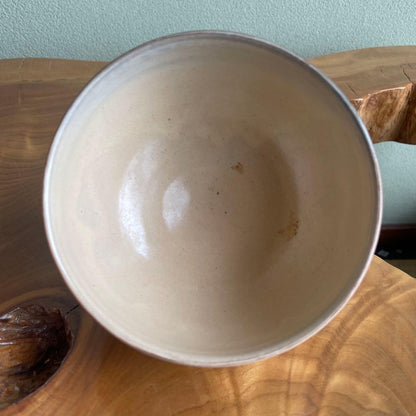 Hagi Ware Tea Bowl by Watanabe Shiroyama - Shiroyama Kiln Chawan with Signed Box