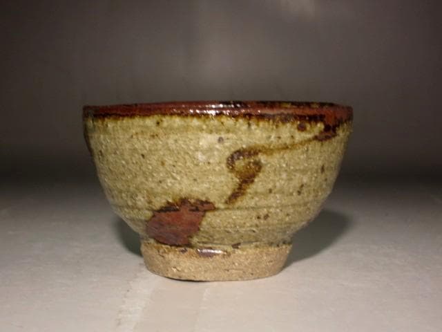 Kato Tokuro Karatsu-Style Guinomi Sake Cup Natural Ash Glaze Masterwork