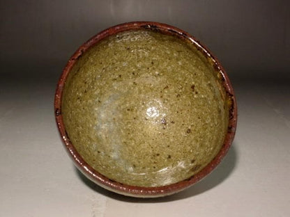 Kato Tokuro Karatsu-Style Guinomi Sake Cup Natural Ash Glaze Masterwork