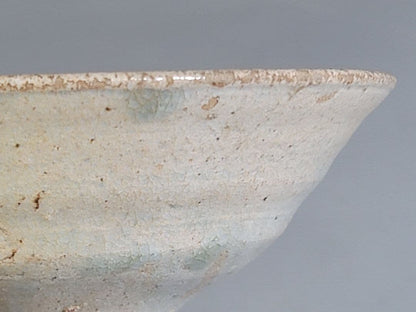 Joseon Dynasty White Porcelain Shallow Bowl — Korean Baekja Hirawan with Japanese Tomobako
