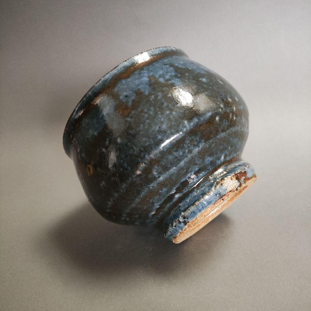 Mukugi Eizo Gosu Floral Tea Bowl - Kawai Kanjiro Mingei Tradition Chawan